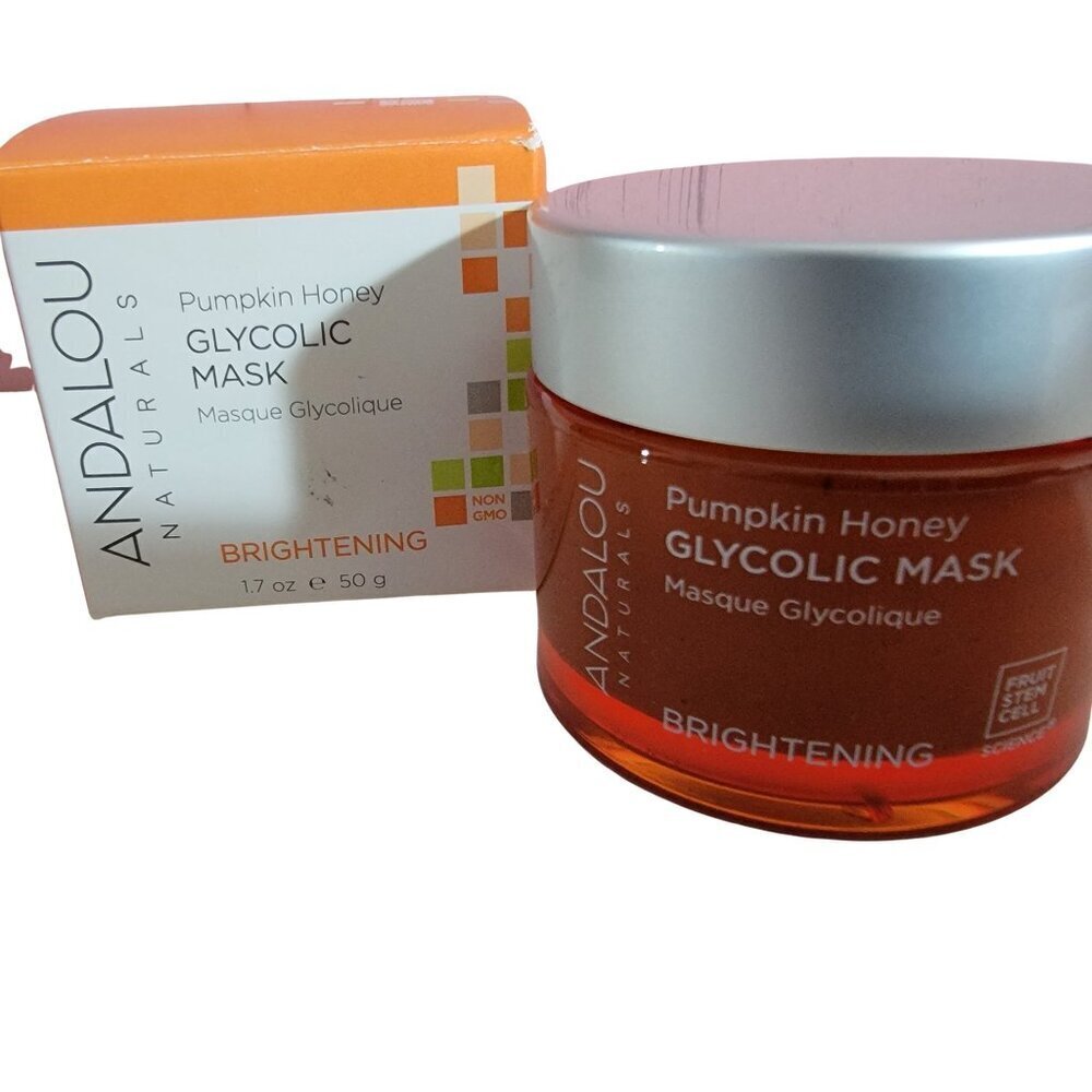 ANDALOU BRIGHTENING PUMPKIN HONEY GLYCOLIC MASK NIB